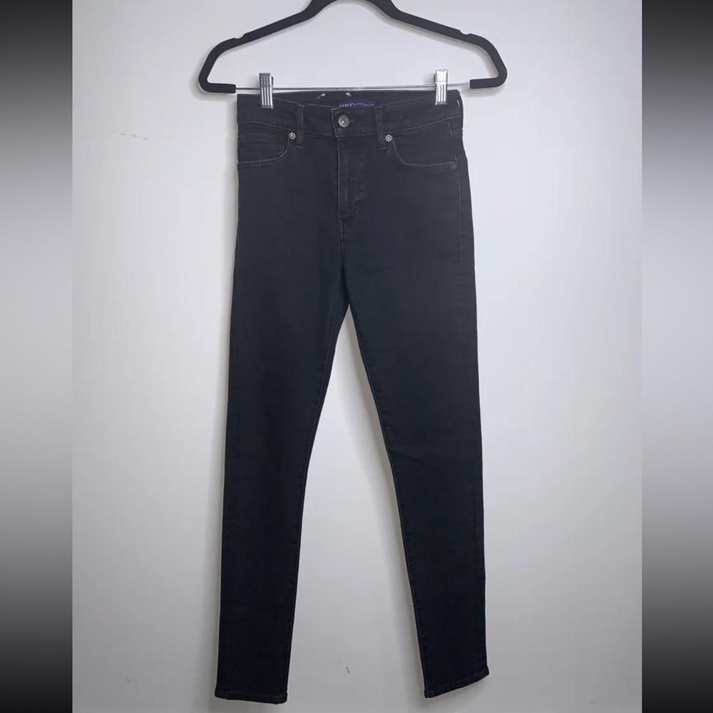Levi’s Made & Crafted 721 High Rise Jeans in Standard Black Japanese Denim